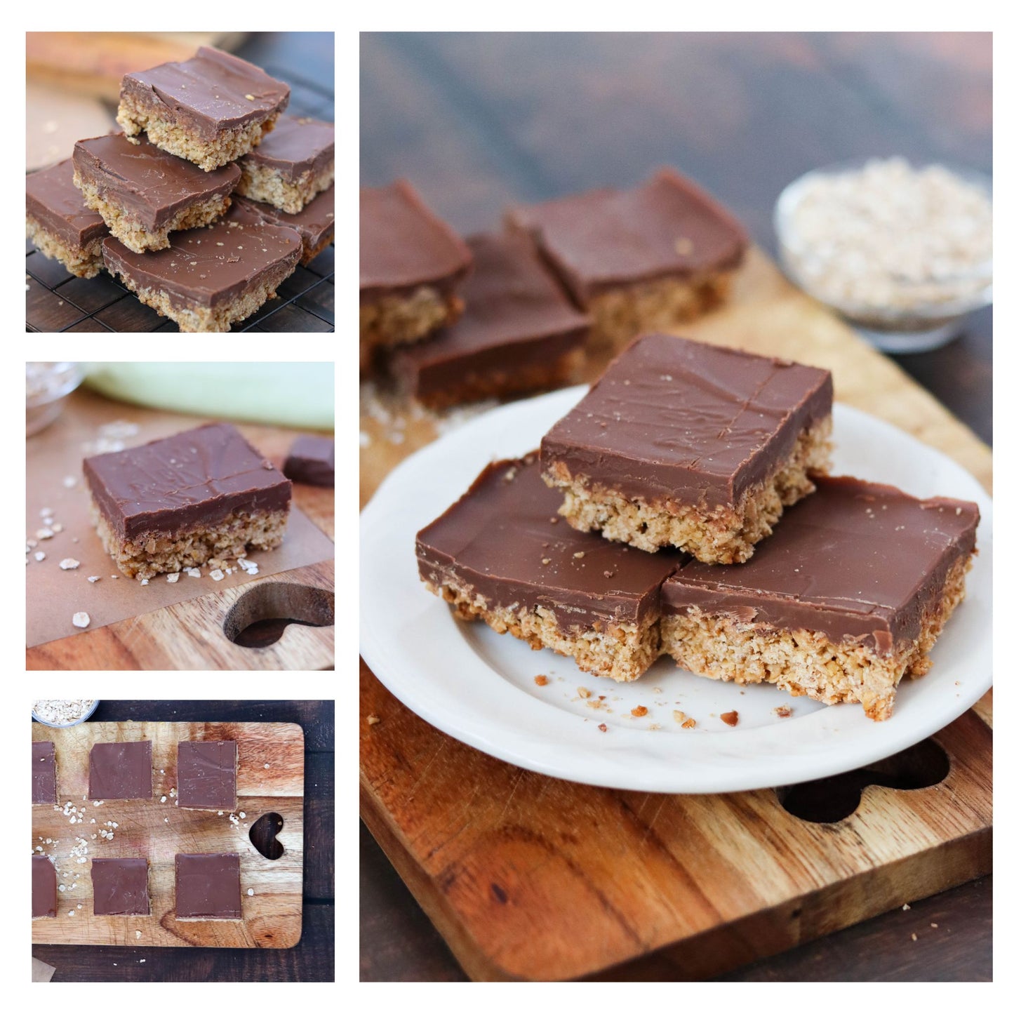 Chocolate Oat Flapjacks (Set 2 of 6)