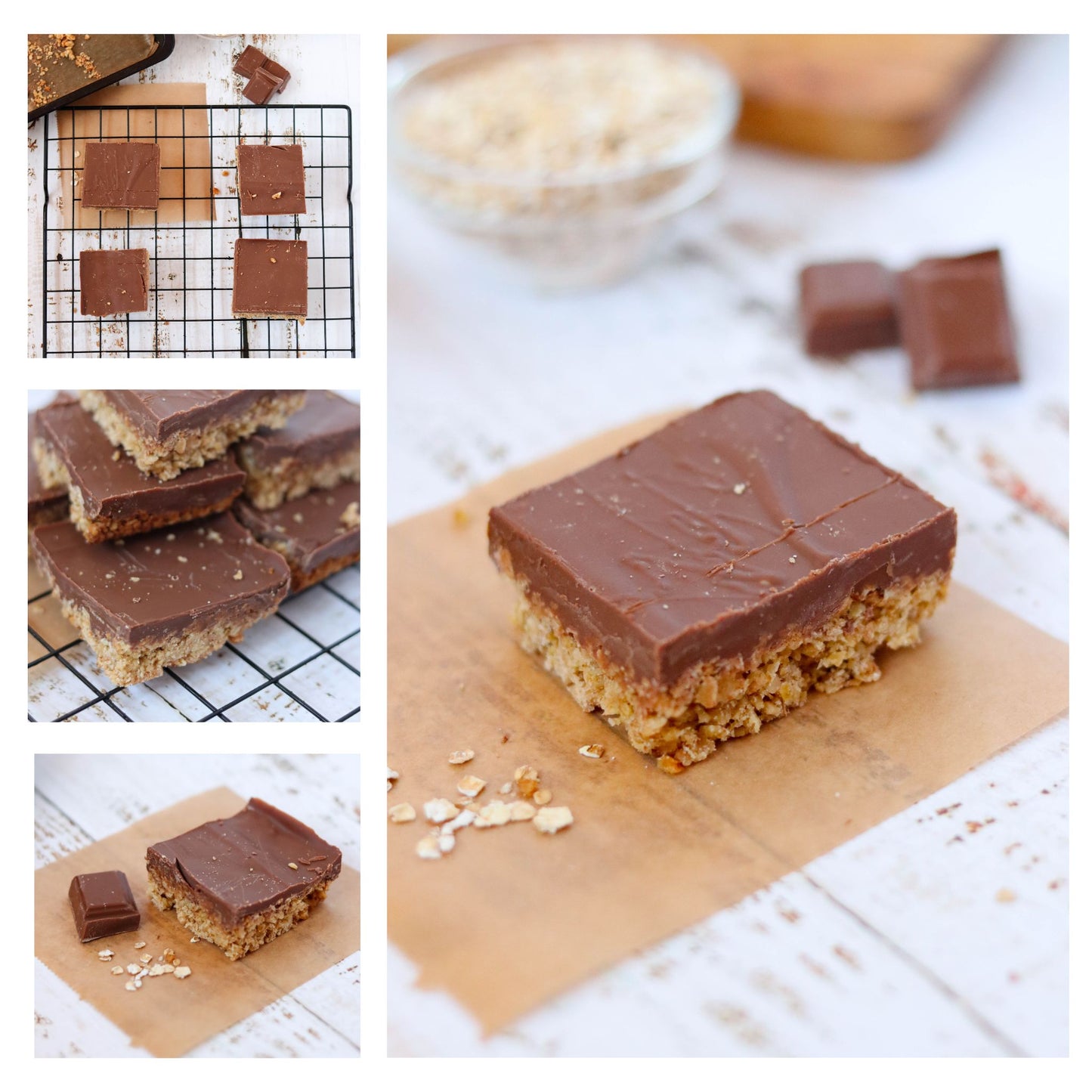 Chocolate Oat Flapjacks (Set 3 of 6)