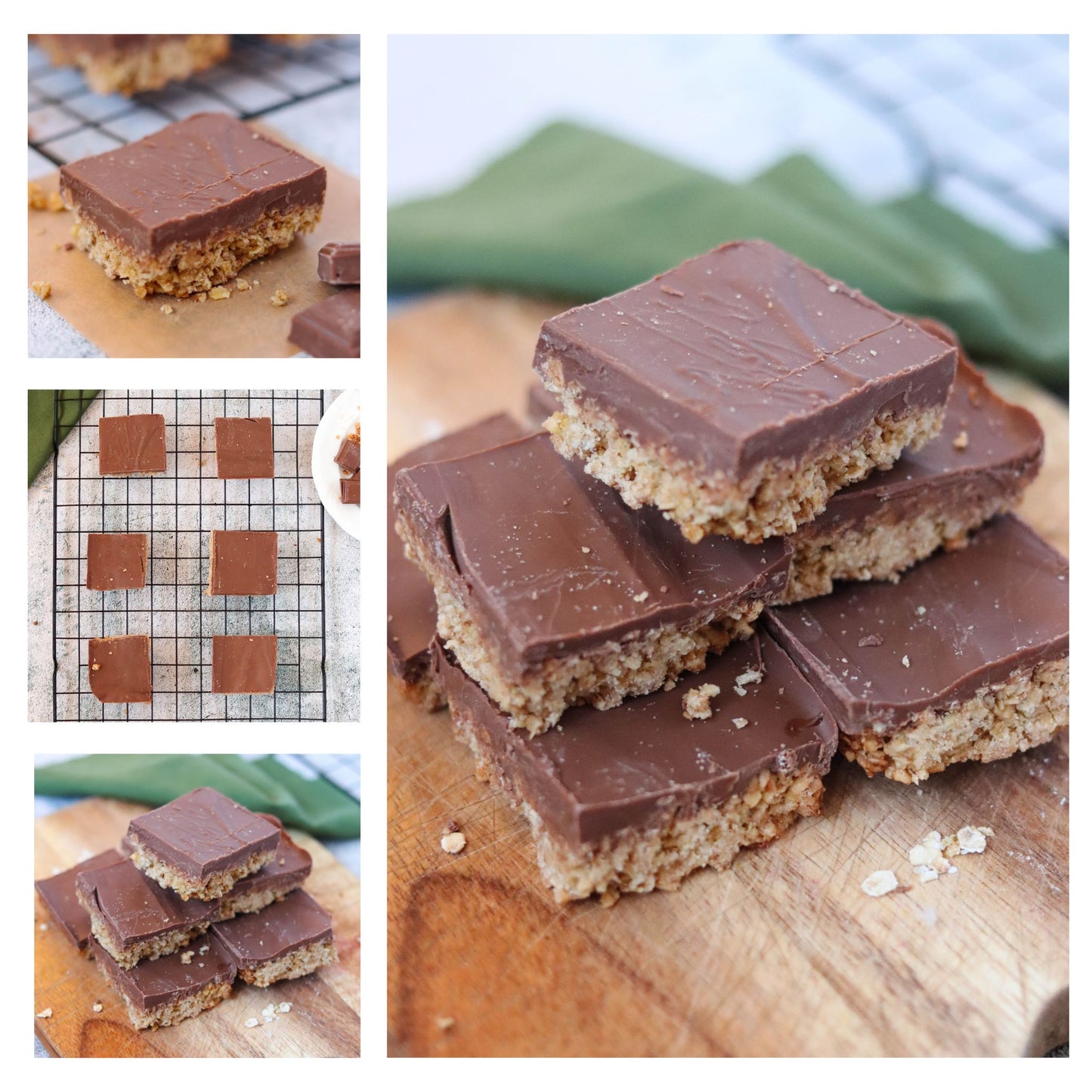 Chocolate Oat Flapjacks (Set 4 of 6)