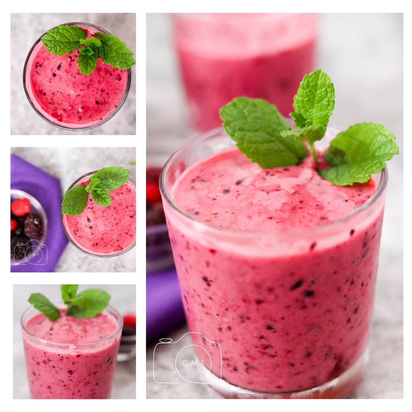 Red Berry Smoothie (Set 3of 6)