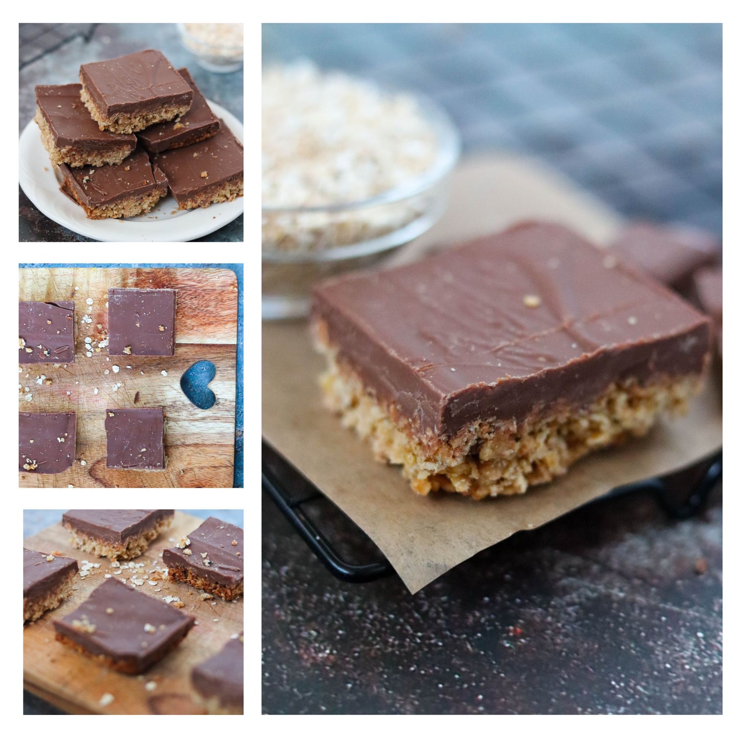 Chocolate Oat Flapjacks (Set 6 of 6)