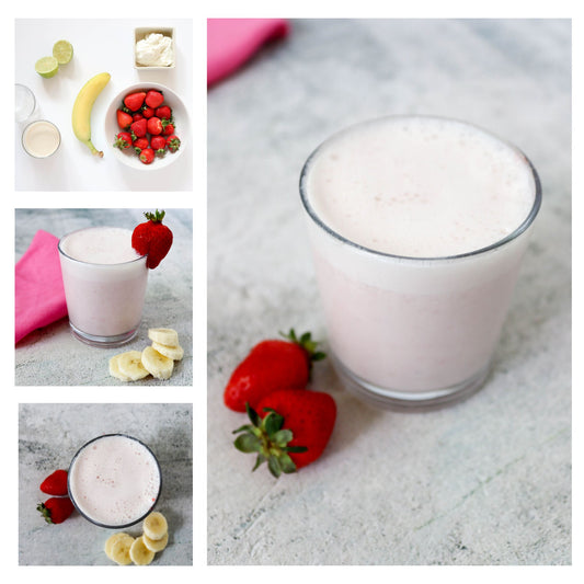 Strawberry and Banana Smoothie (set 1 of 6)