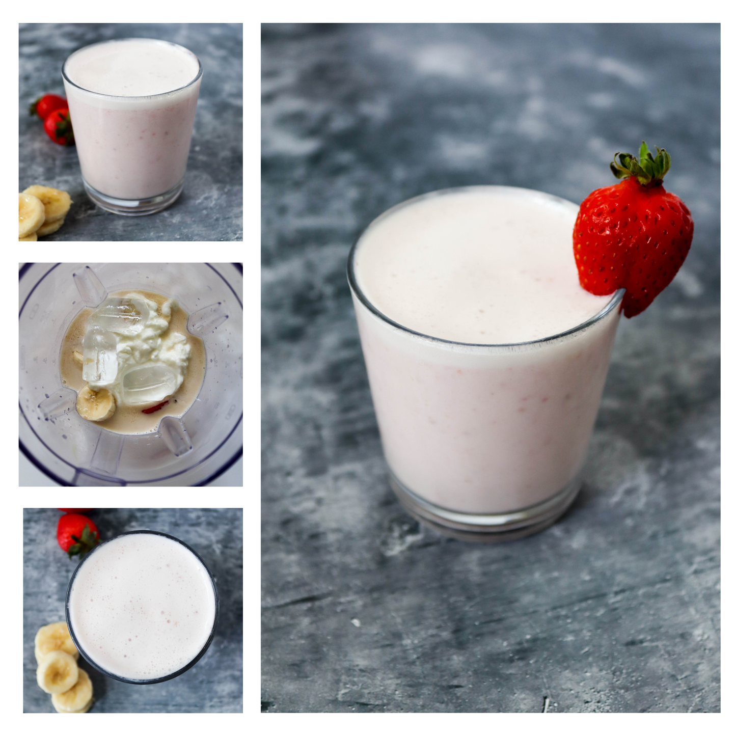 Strawberry and Banana Smoothie (set 3 of 6)