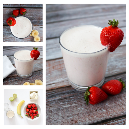 Strawberry and Banana Smoothie (set 4 of 6)